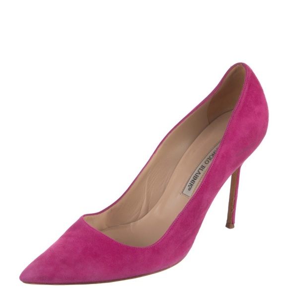 Manolo Blahnik Suede Pumps - Picture 3 of 10